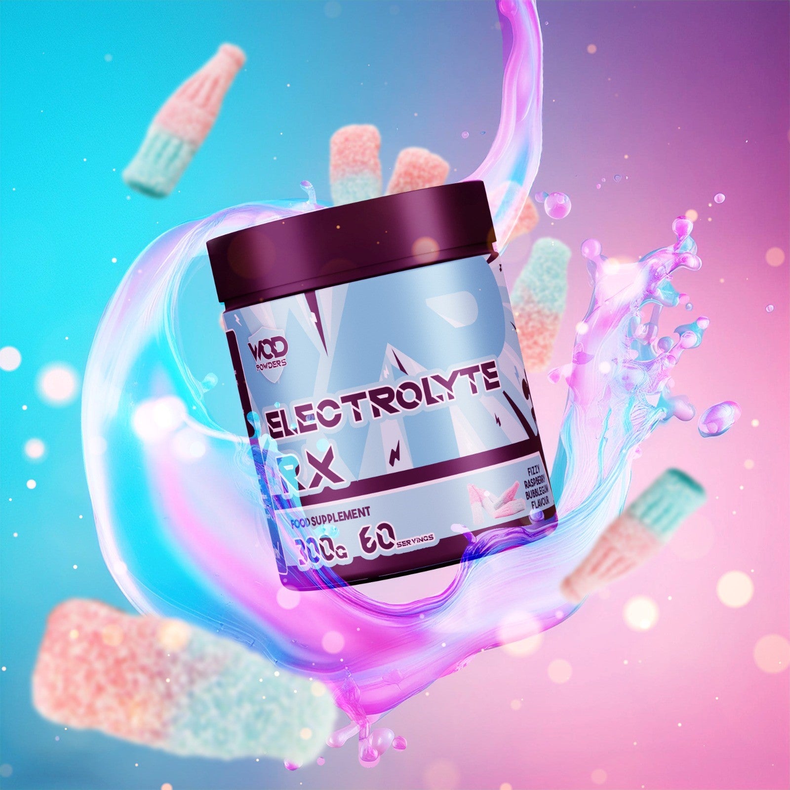 Raspberry Bubblegum Bottles Electrolytes – New Flavour Collab! – WOD ...