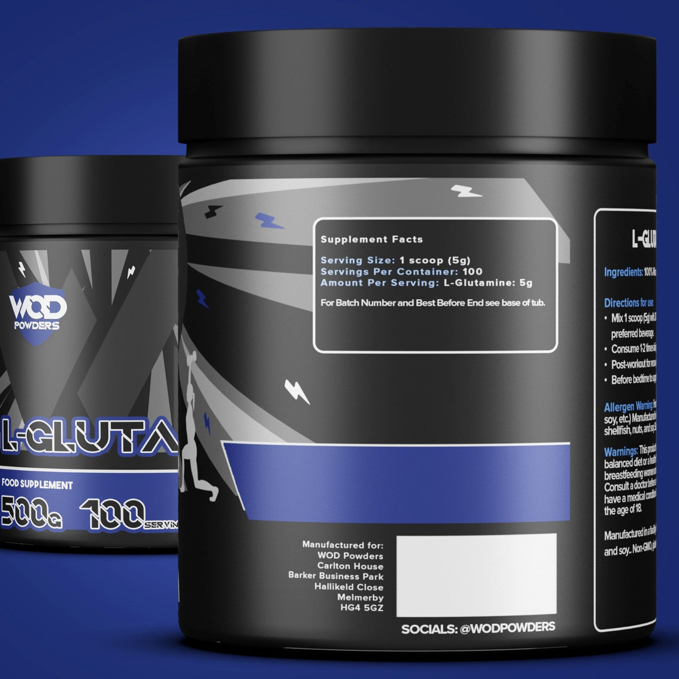 L-GLUTAMINE - 500g