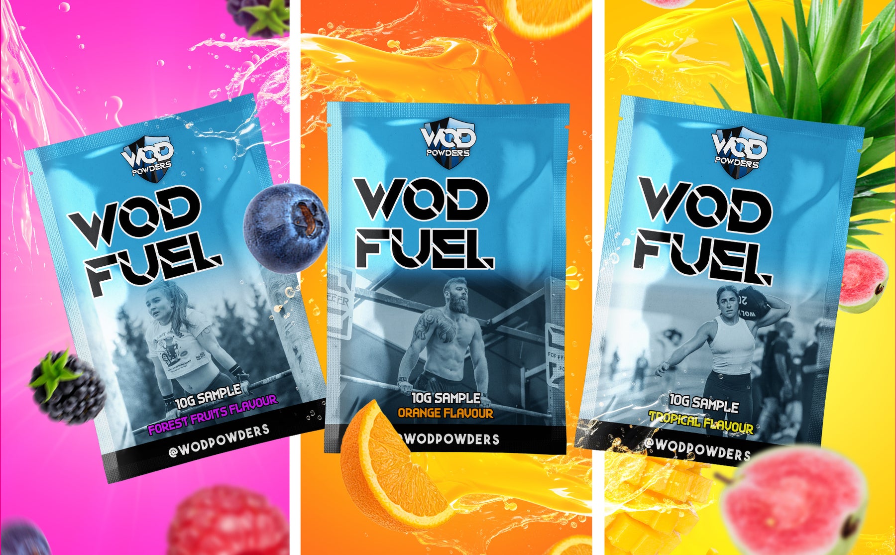 Powder Sachet Box Powders – WOD Powders