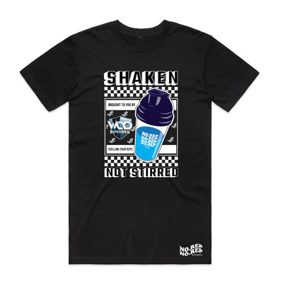 Shaken not Stirred - No Rep T-Shirt (Black/Blue)