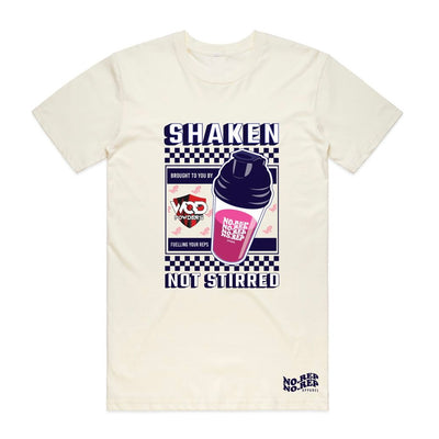 Shaken not Stirred - No Rep T-Shirt (Cream/Red)